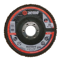 Disco Flap Aeme Standard Fibra Angular Zircônio 4.1/2" (115mm) 10 Unidades - 1