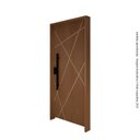 Ver imagem 4 de Porta Agatha 102x210 Fechadura Digital YDF40A Preto Lado Direito