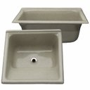 Ver imagem 2 de Tanque Simples em Mármofibra 60cmx60cm 48 Litros Dvg Decoralita