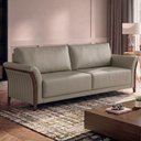Ver imagem 2 de Sofá Living 2 Lugares Royal 162 cm Pes Madeira Courino Tcs 726 Moll