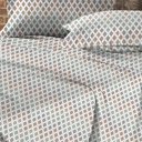 Ver imagem 2 de Jogo de Cama King 4 Peças Toque Acetinado Colmeia