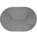 Ver imagem 1 de Americano Requinte Liso para Mesa Oval 30x45cm Chumbo