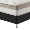 Cama Box Casal Preto + Colchão Molas Ensacadas Houston Pillow Inn 138x188x65cm - 5