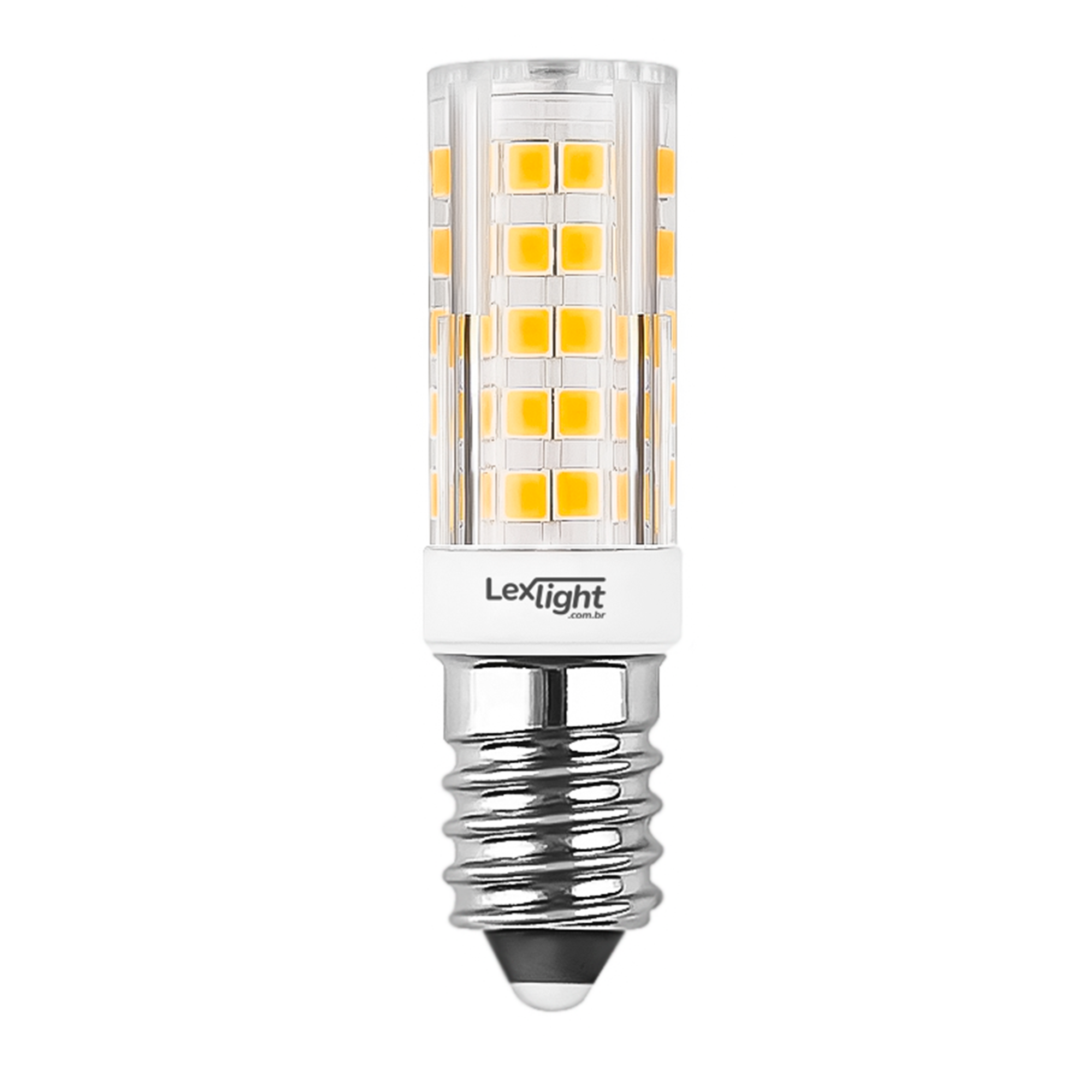 Lâmpada Geladeira Led Luz Amarela 5w, E-14, Bivolt, Lexlight