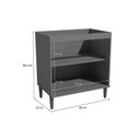 Ver imagem 4 de Gabinete Cozinha Modulado Linna T721 C/ 2 Portas S/tampo 80cm Canela/grafite Kappesberg