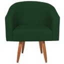 Ver imagem 2 de Poltrona Decorativa Sala de Estar Recepção Luiza Pés Palito Suede - Doce Sonho Móveis POLTRONAS POLT