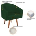 Ver imagem 4 de Poltrona Decorativa Sala de Estar Recepção Luiza Pés Palito Suede - Doce Sonho Móveis POLTRONAS POLT