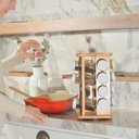 Ver imagem 2 de Organizador de Temperos Giratório Keep Bambu 17 Peças ou