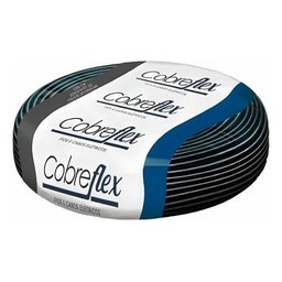 Cabo Flex 2,5mm Atox Preto Rolo Cobreflex - 1