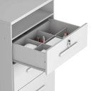 Ver imagem 4 de Cômoda Primordial Max 4 Gavetas Branco/Absoluto