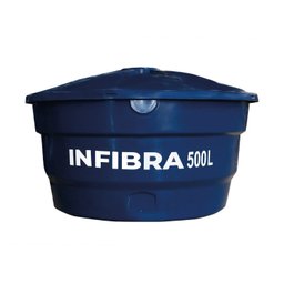 Caixa d'água e Tampa 500 Litros Infibra - 2
