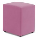 Ver imagem 1 de Puff Decorativo Sala de Estar Quadrado 36x47cm Suede Rosa - Desk Design