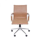 Ver imagem 3 de Kit 6 Cadeiras Escritório Diretor Esteirinha Rodízio Relax Corino 3301