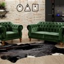 Ver imagem 1 de Sofá 2 e 1 Lugares Duquesa Decoração Sala Recepção Retrô