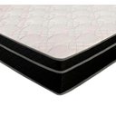 Ver imagem 4 de Cama Box Baú King 193 Bipartido Tecido Branco com Colchão Paris de Molas Bello Box 67x193x203