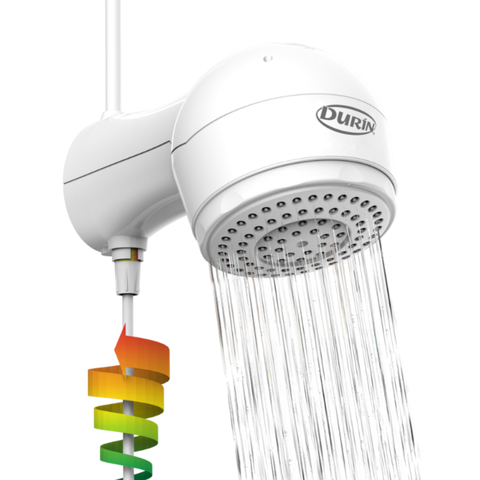 Chuveiro Ducha Eletrônica Potência 7500W/220V Branco Banho Quente Durín