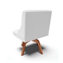 Ver imagem 6 de Kit 10 Cadeiras de Jantar Liz Corino Branco Base Giratória de Madeira MM35 - D’Rossi