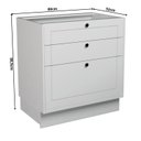 Ver imagem 4 de Balcão de Cozinha 80cm 3 Gavetas Sevilha