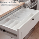 Ver mais imagens de Balcão de Cozinha 3 Gavetas 100% MDF 80cm sem Tampo Sevilha Herval Branco/Ártico