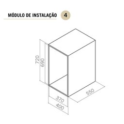 Gaveta Multiuso Inox com Corrediça Oculta Masutti Copat 4201 - 370 X 145 X 485 Mm - 4