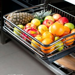 Gaveta Multiuso Inox com Corrediça Oculta Masutti Copat 4201 - 370 X 145 X 485 Mm - 2