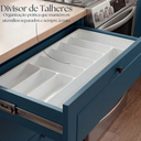 Ver mais imagens de Balcão de Cozinha 3 Gavetas 100% MDF 80cm sem Tampo Sevilha Herval Azul/Órion