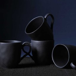 Aparelho de Jantar 30 Peças Orgânico Preto Matte Porto Brasil - 7 Aparelho de Jantar 30 Peças Orgânico Preto Matte Porto Brasil - 7