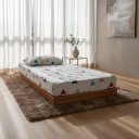 Ver imagem 1 de Cama Solteiro Montessoriana Penafort 188x88x12 Cor Imbuia