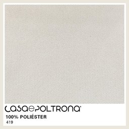 Poltrona Decorativa Base Fixa Preto Évora Poliéster Off White - CasaePoltrona - 5