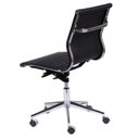 Ver imagem 4 de Kit 6 Cadeiras Escritório Diretor Esteirinha Rodízio Relax Corino 3301