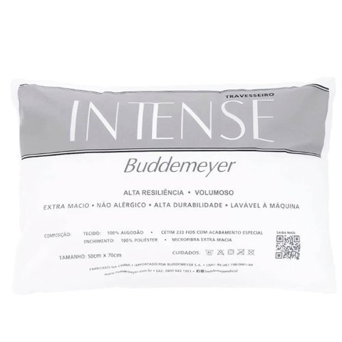 Travesseiro Intense Cetim 233 fios - Buddemeyer