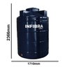 Tanque Reservatório de Água 5.000 Litros Infibra - 4