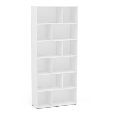 Estante Xangai 12 Nichos Assimétricos Branco Politorno Móveis