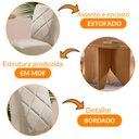 Ver imagem 6 de Mesa de Jantar Evora 90cm Mdf Canto Copo e com 4 Cadeiras Melissa