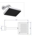 Ver imagem 2 de Chuveiro Parede Flex Cromado 15cm Deca