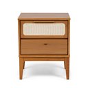 Ver imagem 3 de Kit com 2 Mesas de Cabeceira 2 Gavetas Madeira Maciça Viena