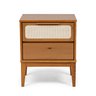 Kit com 2 Mesas de Cabeceira 2 Gavetas Madeira Maciça Viena - 3