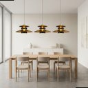 Ver mais imagens de Pendente Grandia 30cm Dourado com Preto E27 Bivolt