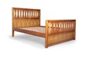 Ver imagem 3 de Cama Turin 140 Madeira Maciça Marrom/Mogno Mel