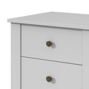 Ver imagem 4 de Kit 2 Mesas de Cabeceira 3 Gavetas 50cm Maggiore Branco