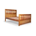 Ver imagem 3 de Cama Queen Madeira Maciça Marrom Turin Mogno Mel