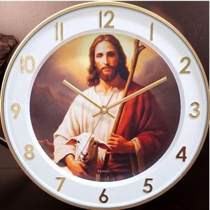 Relógio de Parede Branco com Dourado Silencioso Herweg 685318 Único