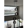Lustre Pendente para Sala Pé Direito Duplo Quatro Ball P7 - Preto - 2