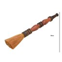 Ver imagem 2 de Pincel Decorativo em Juta e Madeira Laranja e Marrom - 50cm