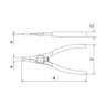 Alicate para Aneis Externo Reto 9" Tramontina Pro - 2