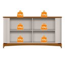 Ver imagem 5 de Buffet Aparador Durvo MDF 4 Portas 160cm com Pés em Madeira Maciça Serena