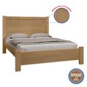 Ver imagem 5 de Cama Casal 153x118x200cm 100% MDF Premium Ripada Marrom/Cinamono