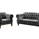 Ver imagem 2 de Sofá 2 e 1 Lugares Duquesa Decoração Sala Recepção Retrô