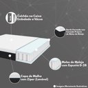Ver imagem 3 de Colchão na Caixa Embalado a Vácuo Musk Queen Ortopédico 158X198 Espuma D28 Branco/Chumbo G90 - Gran