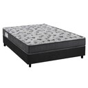 Ver imagem 1 de Cama Box Viúva: Colchão Espuma Ortobom D33/EP Anatômico ISO 100 Ultra Firme + Base CRC Suede Gray(12